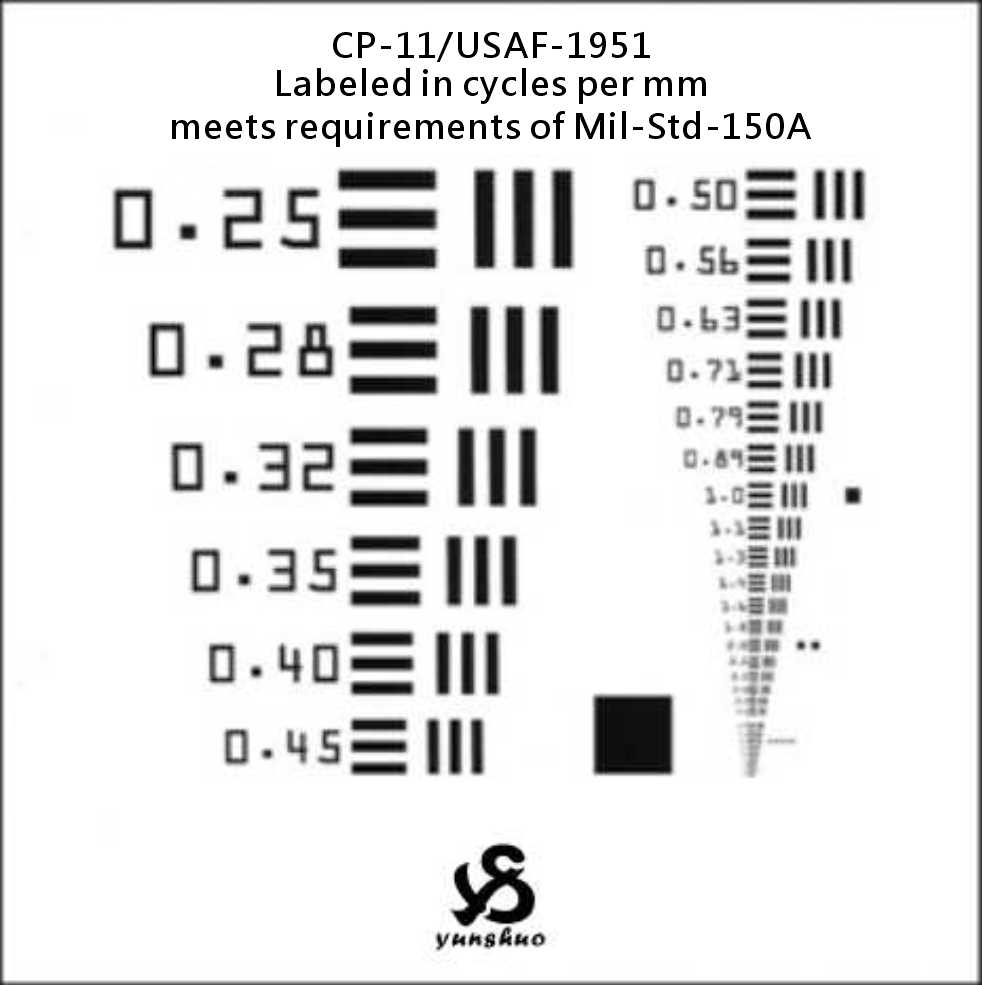 USAF-1951 线性直读目标板