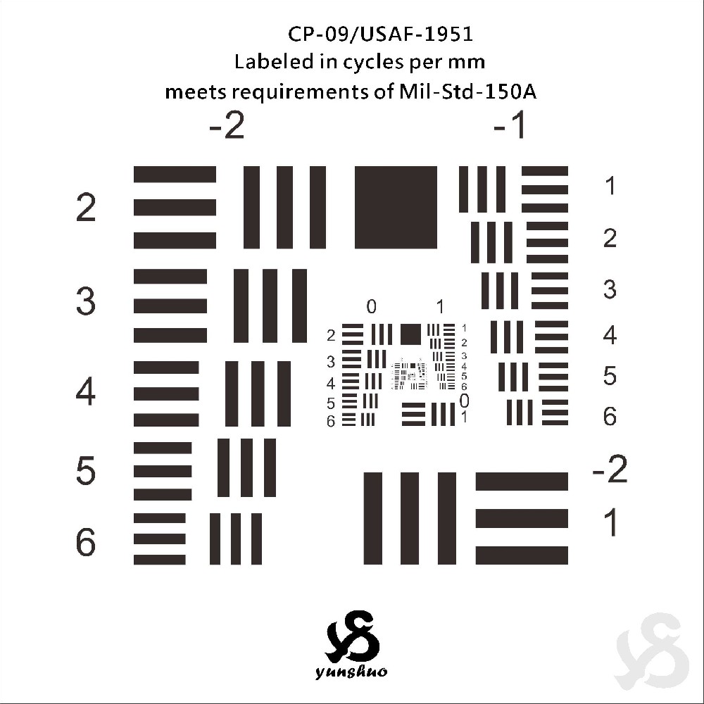USAF 1951 分辨率图卡